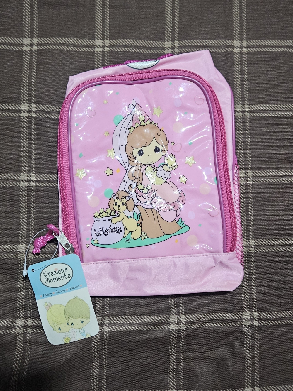 Precious Moments Pink Girls' Princess Wishes Small Backpack